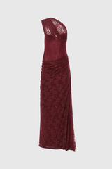 Faron One Shoulder Corset Lace Maxi Dress