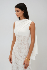 Daryna Sleeveless Lace Maxi Dress