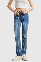 Adilet Stripe Skinny Jeans