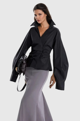 Almendra Ruch V Neck Shirt