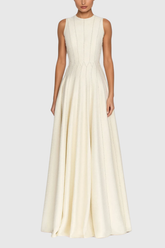 Annelise Sleeveless Ruffle Maxi Dress