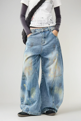 Arbana Deconstruct Barrel Jeans