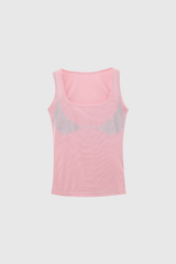 Baxter Rhinestone Sleeveless Top