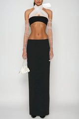 Beecher Deconstruct Lace Crop Skirt Set