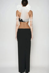 Beecher Deconstruct Lace Crop Skirt Set