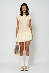 Berkant Plaid Mini Dress