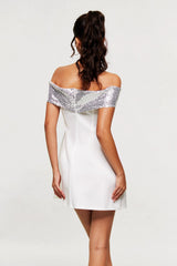 Blagovesta Strapless Sequin Mini Dress
