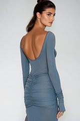 Borys Bow Ruch Maxi Dress