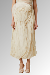 Boutros Ruch Flower Maxi Skirt