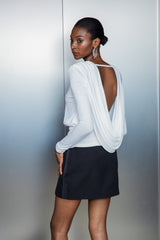 Cate Backless Ruch Top