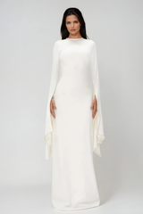 Cesare Pearl Bandage Maxi Dress