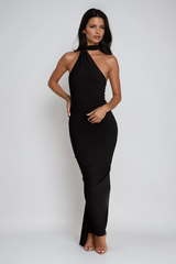 Cissy Backless Scarf Maxi Dress