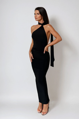 Cissy Backless Scarf Maxi Dress