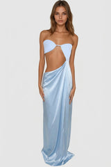 Darek Cutout Asymmetric Maxi Dress