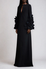 Diadumenus Cutout Flower Maxi Dress