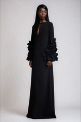 Diadumenus Cutout Flower Maxi Dress