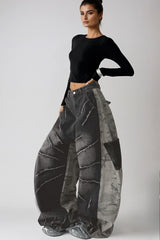 Diane Deconstruct Bleached Baggy Jeans