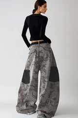 Diane Deconstruct Bleached Baggy Jeans