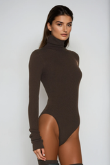 Dinara Long Sleeve Knit Bodysuit
