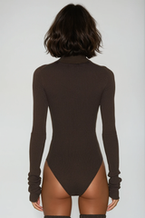 Dinara Long Sleeve Knit Bodysuit
