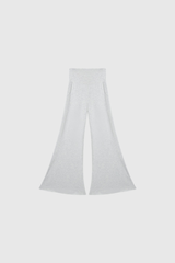 Donatella Bootcut Pants In Light Grey