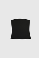 Dorian Bodycon Strapless Top In Black