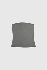 Dorian Bodycon Strapless Top In Green