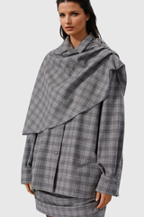 Driscoll Plaid Shawl Shirt