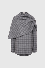 Driscoll Plaid Shawl Shirt