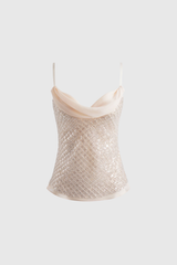 Duha Spaghetti Sequin Top