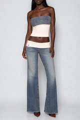 Durdy Low Rise Deconstruct Jeans