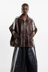 Edel Leopard Leather Jacket