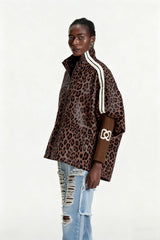 Edel Leopard Leather Jacket