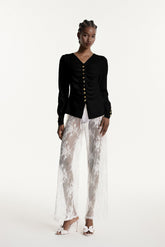 Edmonda Ruch Knit Top In Black