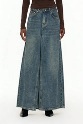 Eidel Rhinestone Jeans In Dark Blue