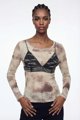 Eliou Tie Dye Deconstruct Top