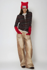 Emma Deer Print Jeans