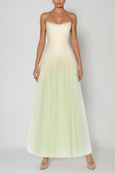 Emmitt Sequin Mesh Hayley Maxi Dress