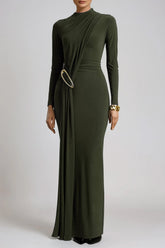 Faina Embellished Fringe Maxi Dress