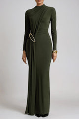 Faina Embellished Fringe Maxi Dress