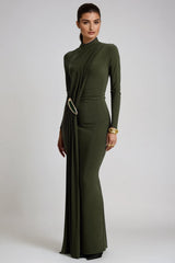 Faina Embellished Fringe Maxi Dress