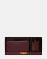 ZIPPY WALLET GIFT SET BLOODSTONE