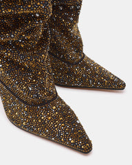 ELONA BLACK/GOLD RHINESTONES