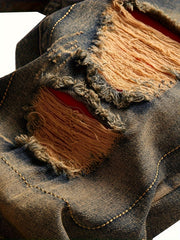 Men's Fashion Straight Jeans - Comfortable, Nostalgic Style for Casual Wear (L3006Nostalgia)