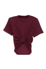 Jemma Ruch Twist T Shirt In Red