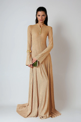 Dorthea Pleated  Maxi Dress