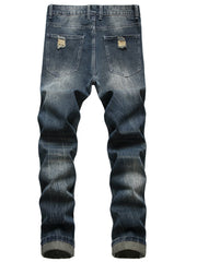 Men's Dark Blue Ripped Jeans Dark Blue Ripped Jeans for men
