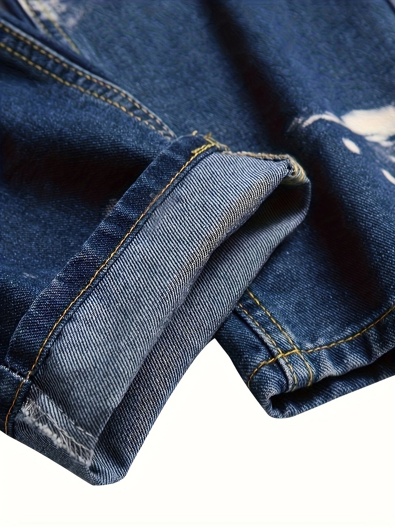 2 Torn Blue Ripped Slim Fit Jeans - Ultra-Slim, Artfully Distressed, Hip Hop Designer Fashion for Men - Vibrant Blue, Comfortable Pants for Everyday Wear