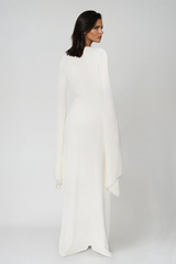 Cesare Pearl Bandage Maxi Dress