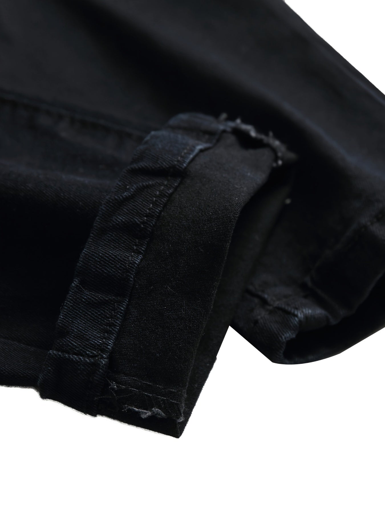 Men's Stretch Skinny Ripped Jeans, Black Embroider Fashionable Slim Fit  Jeans Pants for Men (1899)